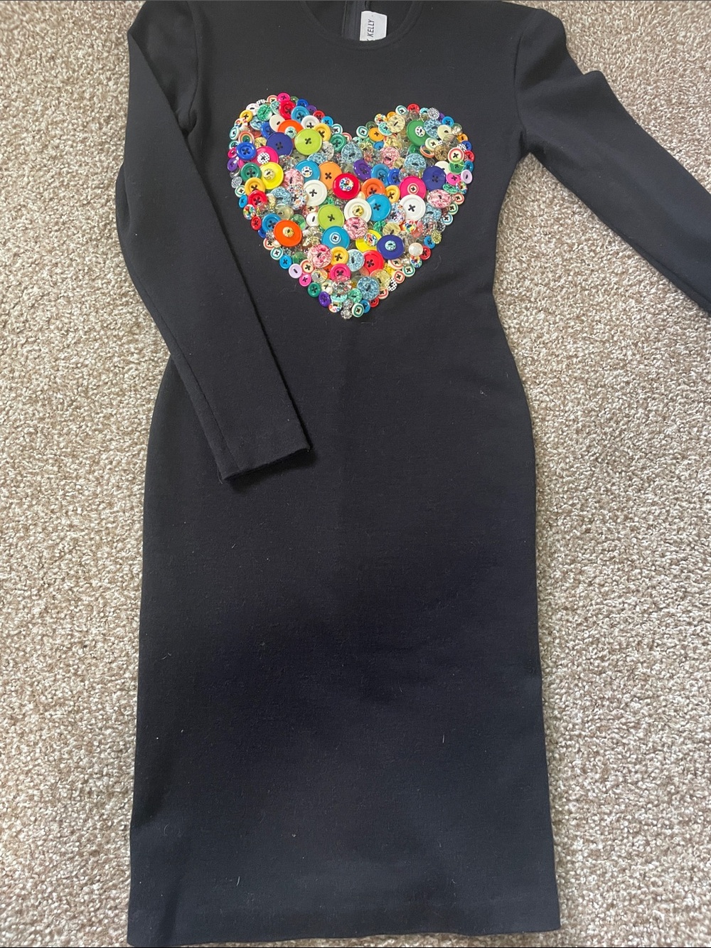 Iconic Patrick Kelly heart button dress ❤️ - Picture 2 of 12
